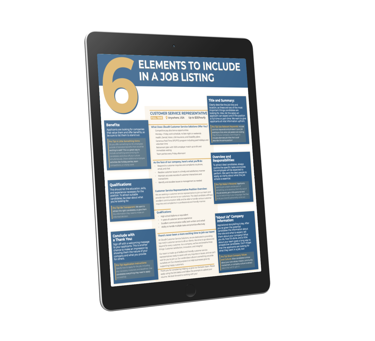6 Elements to Include in a Job Listing